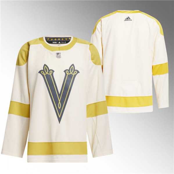 Men%27s Vegas Golden Knights Blank Cream 2024 Winter Classic Primegreen Stitched Jersey Dzhi->winnipeg jets->NHL Jersey